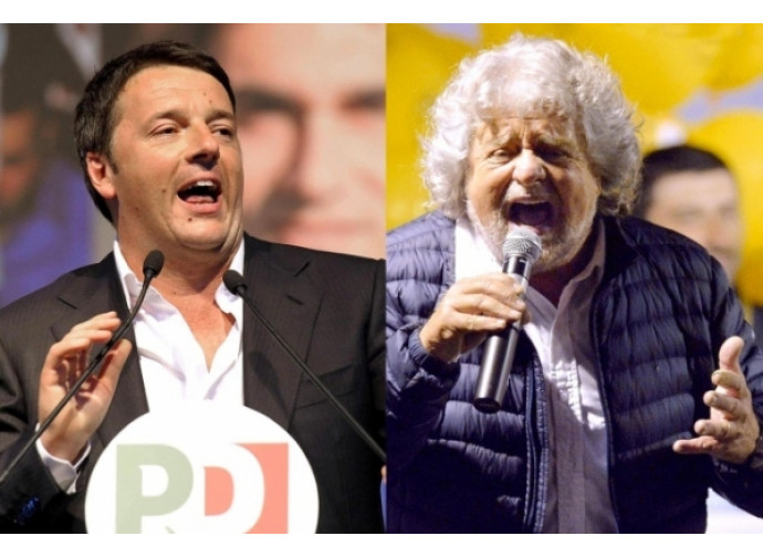 Renzi e Grillo Renzi e Grillo